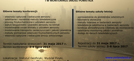 Gallery-Summer School of aerosol research network Poland - AOD