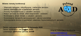 Gallery-e-Konferencja pt. "Rola aerozolu w systemie klimatycznym"