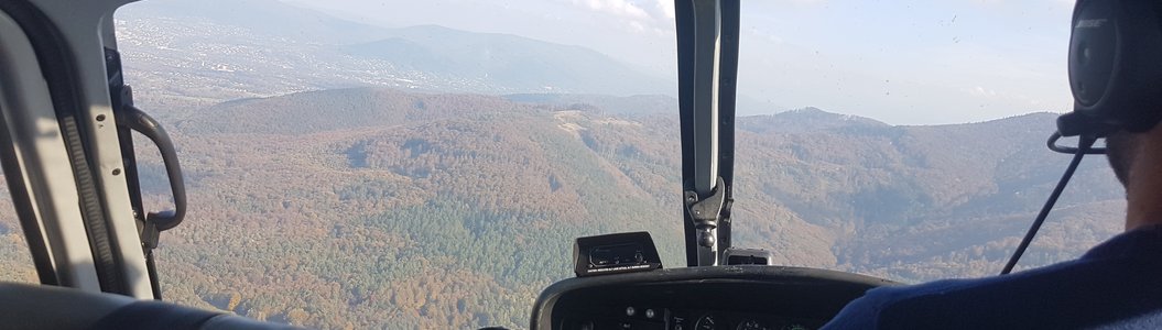 zdjęcie-Helikopterowe pomiary sondą HELiPOD emisji metanu  w Górnośląskim Zagłębiu Węglowym 2022