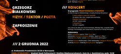 Zaproszenie na uroczystość 02.12.2022